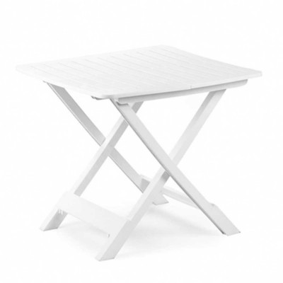 Mesa de Resina Plegable Tevere Blanca 79x72x70cm Progarden