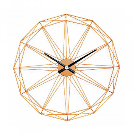 Reloj de Pared Moderno Dorado Ø80cm Thinia Home