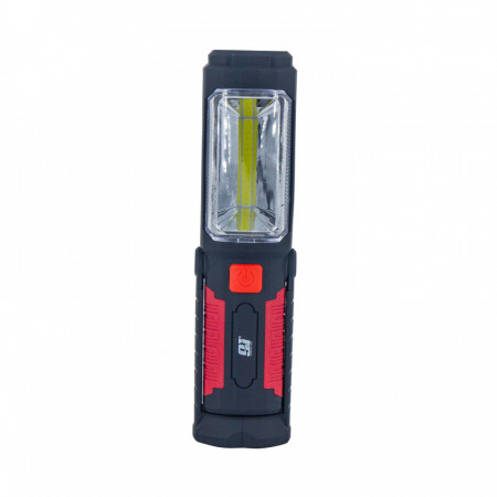 Linterna LED de Trabajo Plegable con 2 Modos de Iluminación Negro/Naranja 6000K 25000H 7hSevenOn Deco